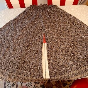 Elegant Black Paisley Women's Palazzo Pants